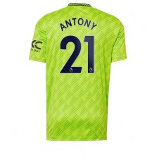 Manchester United Antony #21 Tredjedrakt 2022-23 Kortermet